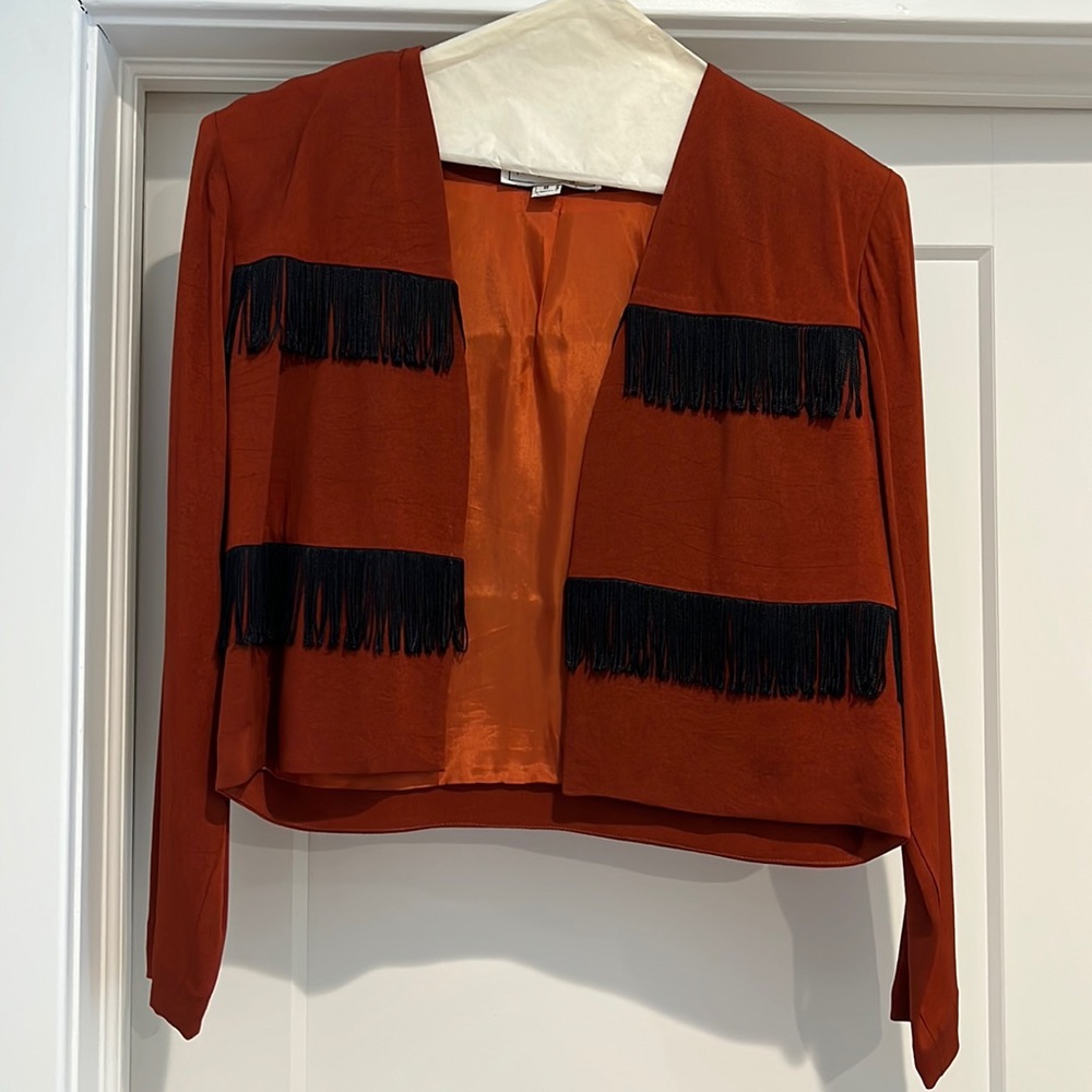 Nicole Miller suit jacket and skirt - 80s vintage